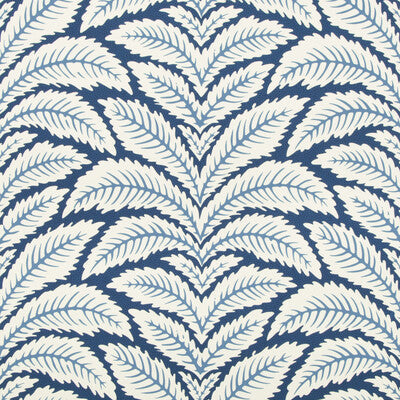 Samples and Purchasing available for Talavera - Indigo Indigo By Brunschwig & Fils |  | Botanical & Floral Wallcovering Print at Designer Wallcoverings and Fabrics