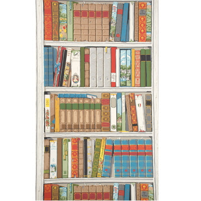 Brunschwig & Fils Bibliotheque Red Wallpaper by Brunschwig & Fils