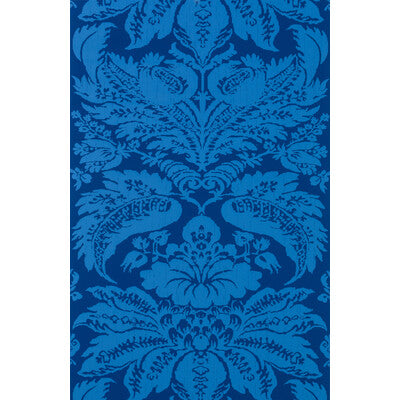 Brunschwig & Fils Le Grand Palais Sapphire Wallpaper by Brunschwig & Fils