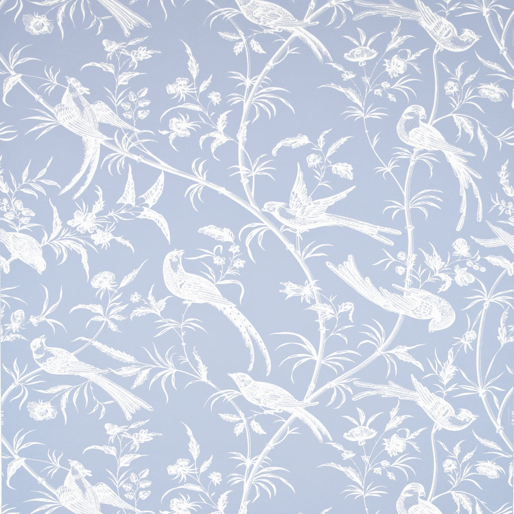 Bengali - Periwinkle Blue By Brunschwig & Fils | Botanical & Floral Wallcovering Print