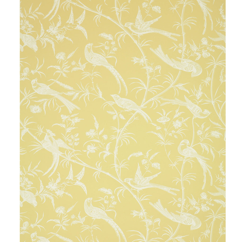 Bengali - Mimosa Light Yellow By Brunschwig & Fils | Botanical & Floral Wallcovering Print