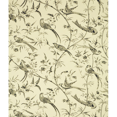 Bengali - Black Black By Brunschwig & Fils |  | Botanical & Floral Wallcovering Print