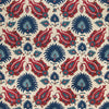 Samples and Purchasing available for Kashmiri Linen Print - Navy/Berry Multi By Brunschwig & Fils | Grand Bazaar | Global Multipurpose Print at Designer Wallcoverings and Fabrics
