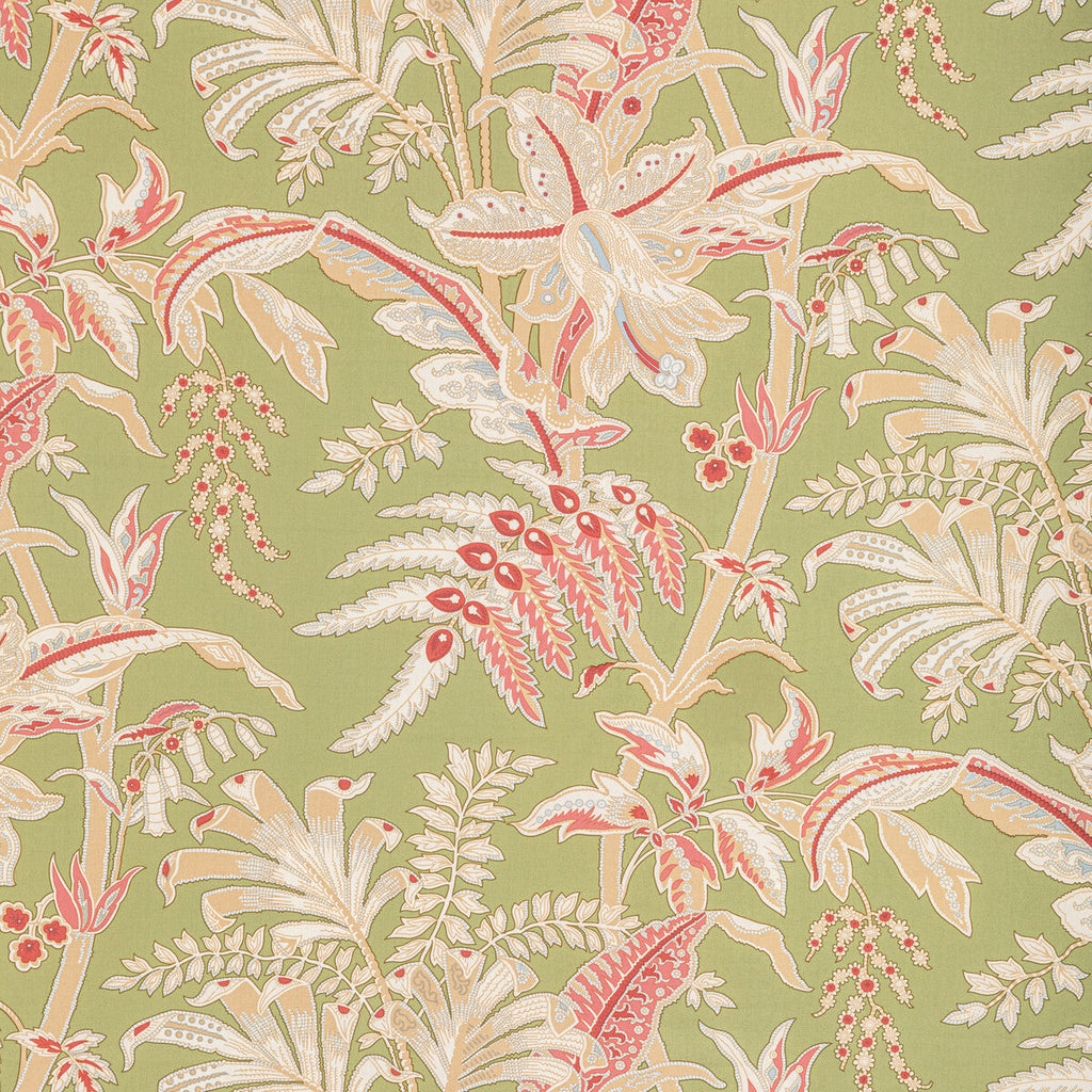 Samples and Purchasing available for Seychelles Cotton Print - Leaf Multi By Brunschwig & Fils | Manoir |Botanical & Floral Jacobeans Multipurpose Print at Designer Wallcoverings and Fabrics