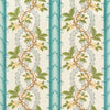 Samples and Purchasing available for Josselin Cotton And Linen Print - Aqua/Mist Multi By Brunschwig & Fils | Cevennes | Botanical & Floral Multipurpose Print at Designer Wallcoverings and Fabrics