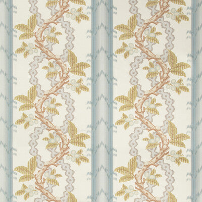 Samples and Purchasing available for Josselin Cotton And Linen Print - Slate/Grey Multi By Brunschwig & Fils | Cevennes | Botanical & Floral Multipurpose Print at Designer Wallcoverings and Fabrics