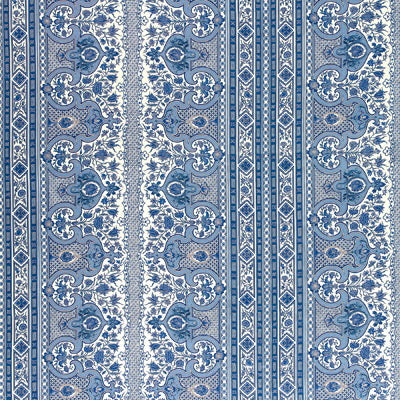 Samples and Purchasing available for Digby S Tent Linen & Cotton Print - Moroccan Blue Light Blue By Brunschwig & Fils | Charlotte Moss | Global Multipurpose Print at Designer Wallcoverings and Fabrics