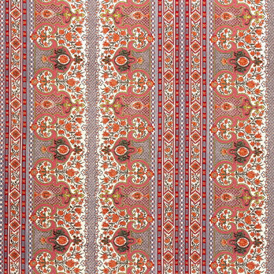 Digby S Tent Linen & Cotton Print - Coral Orange By Brunschwig & Fils | Charlotte Moss | Global Multipurpose Print