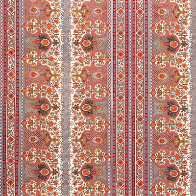 Samples and Purchasing available for Digby S Tent Linen & Cotton Print - Coral Orange By Brunschwig & Fils | Charlotte Moss | Global Multipurpose Print at Designer Wallcoverings and Fabrics