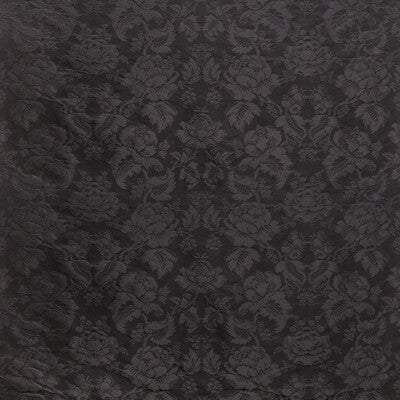 Samples and Purchasing available for Moulins Damask - Onyx Black By Brunschwig & Fils |  | Damask Upholstery  at Designer Wallcoverings and Fabrics