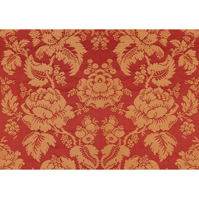 Moulins Damask - Rouge/Ivoire Burgundy/Red By Brunschwig & Fils |  | Damask Upholstery