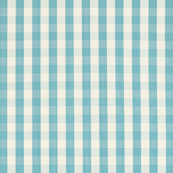 Carsten Check - Pool Turquoise By Brunschwig & Fils | Normant Checks And Stripes Ii |Plaid / Check  Upholstery Weave