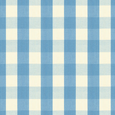 Samples and Purchasing available for Carsten Check - French Blue Blue By Brunschwig & Fils | Tresors De Jouy |Plaid / Check  Upholstery Weave at Designer Wallcoverings and Fabrics