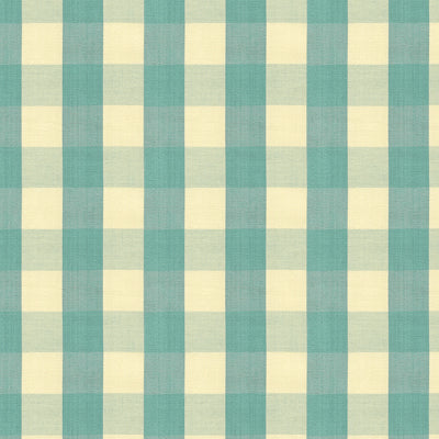 Samples and Purchasing available for Carsten Check - Aqua Blue By Brunschwig & Fils | Tresors De Jouy |Plaid / Check  Upholstery Weave at Designer Wallcoverings and Fabrics