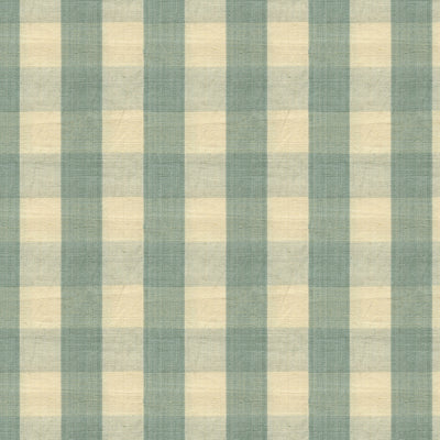Samples and Purchasing available for Carsten Check - Pale Blue And Cream Blue By Brunschwig & Fils |  |Plaid / Check  Upholstery Weave at Designer Wallcoverings and Fabrics