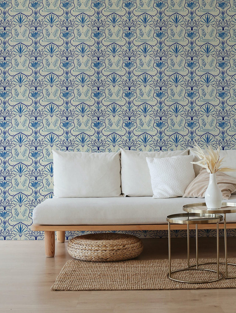 Voysey Azul Oscuro, Roll Vinyl