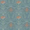 Voysey Azul Oscuro, Roll Vinyl