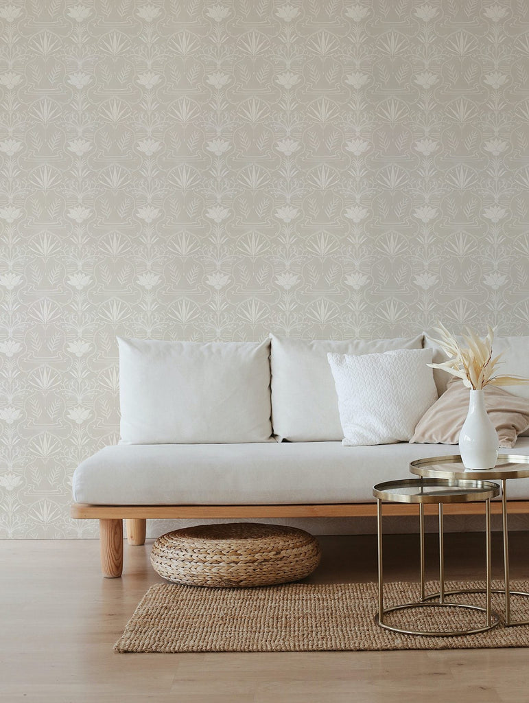 Voysey Beige, Roll Vinyl