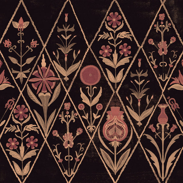 Rajola Rojo, Roll Vinyl Wallcoverings | Tres Tintas