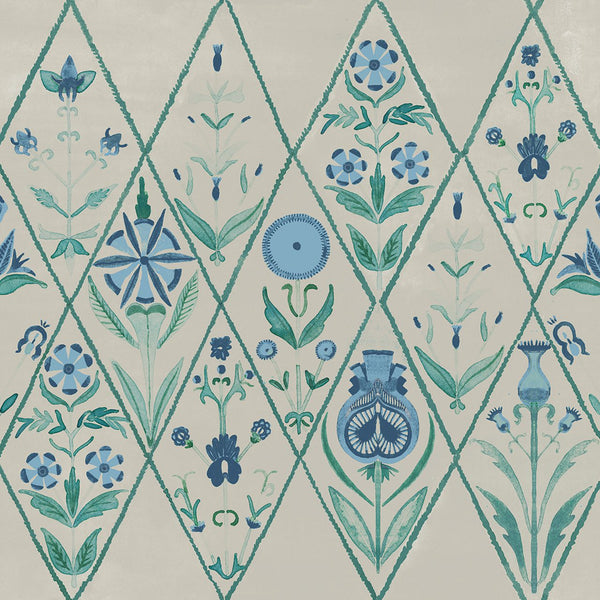 Rajola Azul Claro, Roll Vinyl Wallcoverings | Tres Tintas