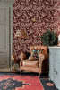 Brixen Maroon Wallpaper | Mind The Gap