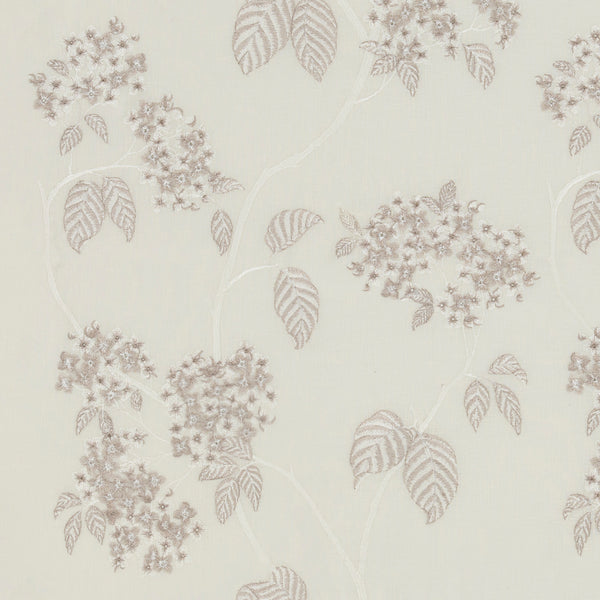 Hydrangea Sheer - Ivory White By G P & J Baker | Ashmore |  Drapery Sheer