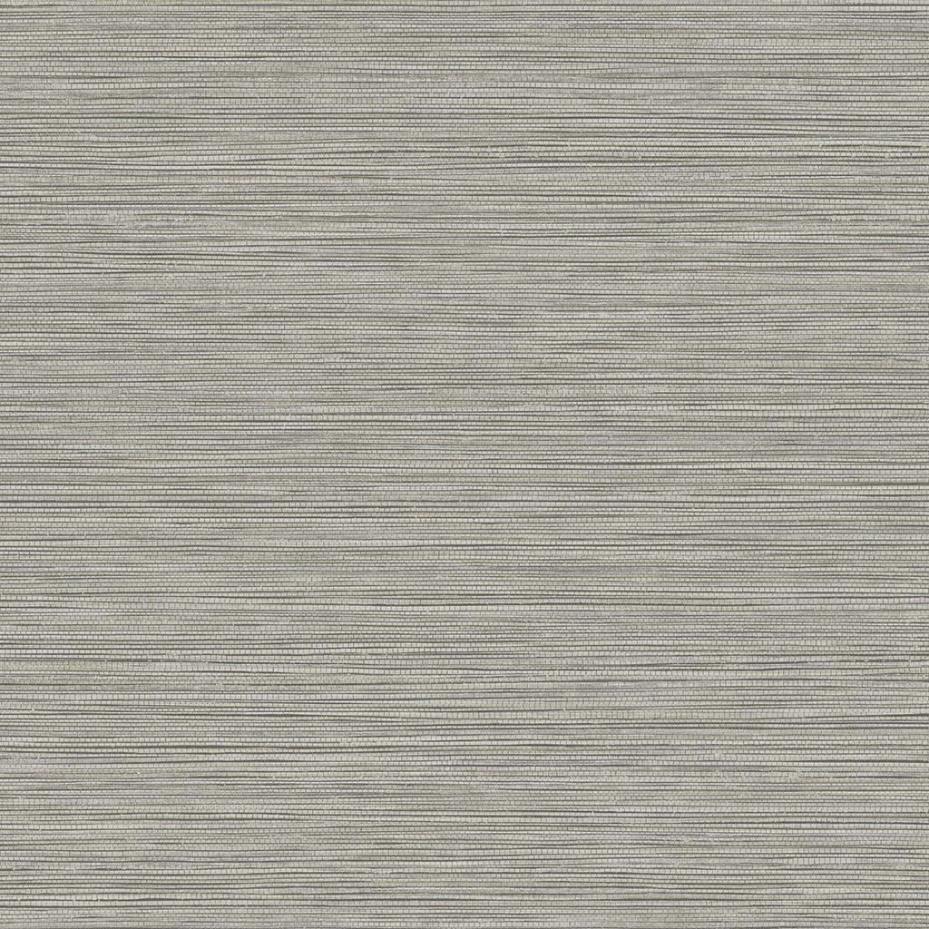 Malibu Grasslands Wallpaper - Contemporary Faux Grasscloth - Graphite | Malibu Wallpaper