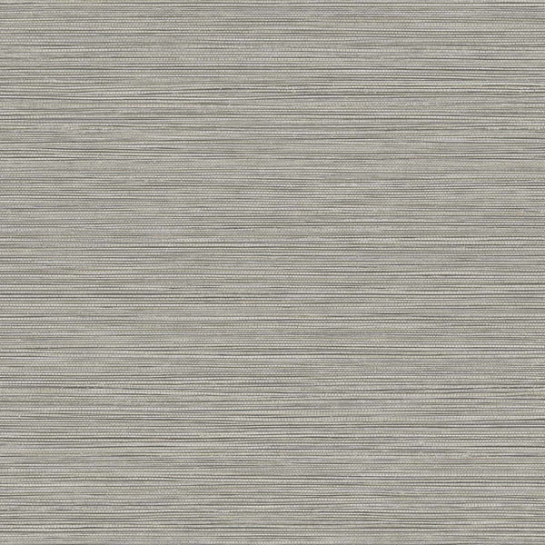 Malibu Grasslands Wallpaper - Contemporary Faux Grasscloth - Graphite | Malibu Wallpaper