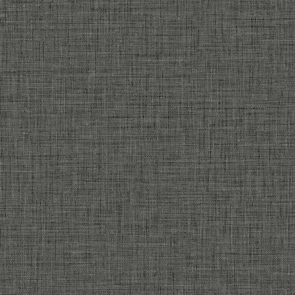 Malibu Easy Linen Wallpaper - Contemporary Linen - Charcoal | Malibu Wallpaper