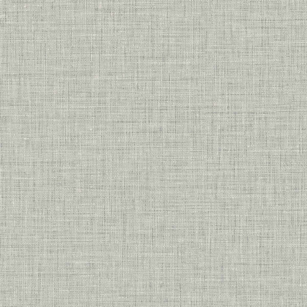 Malibu Easy Linen Wallpaper - Contemporary Linen - Fog Gray | Malibu Wallpaper