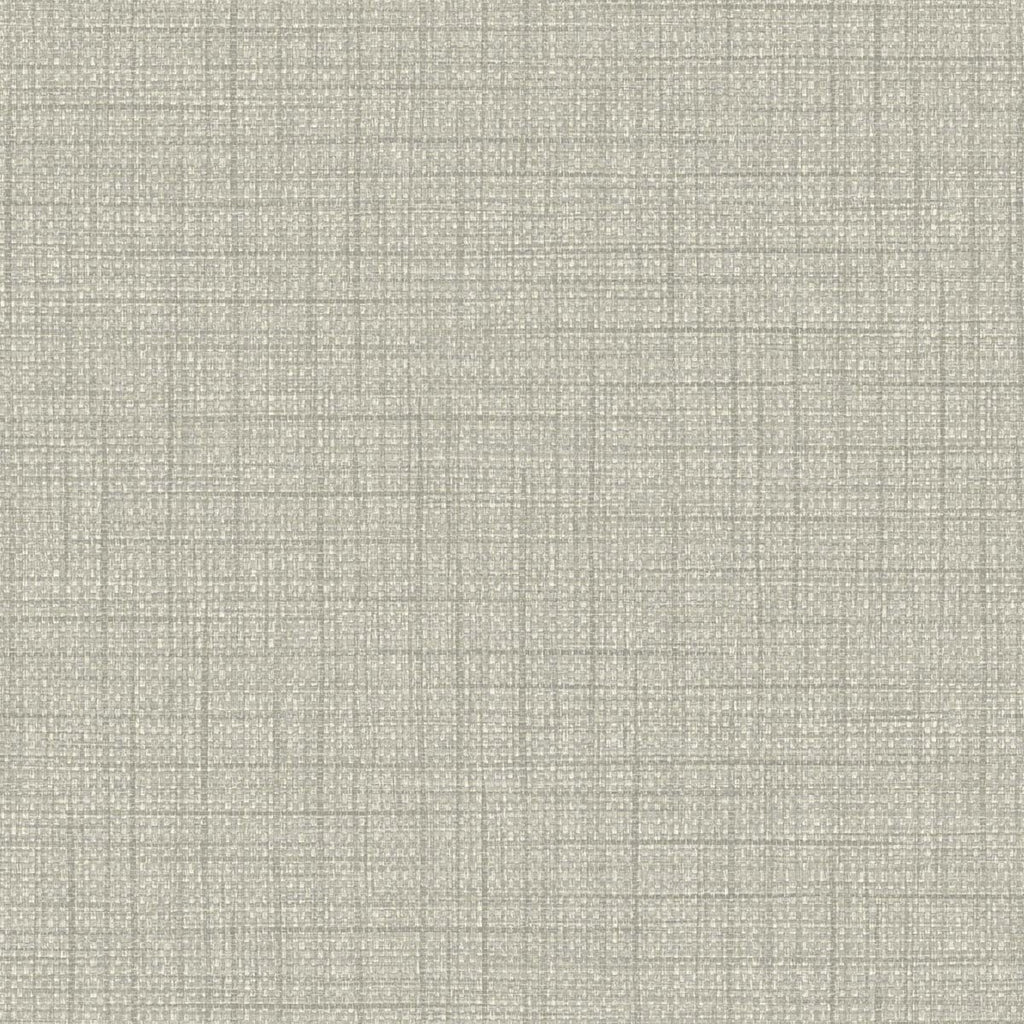 Malibu Woven Raffia Wallpaper - Contemporary Faux Grasscloth - Mindful Gray | Malibu Wallpaper