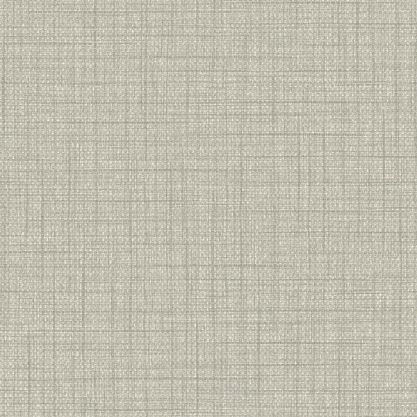 Malibu Woven Raffia Wallpaper - Contemporary Faux Grasscloth - Mindful Gray | Malibu Wallpaper