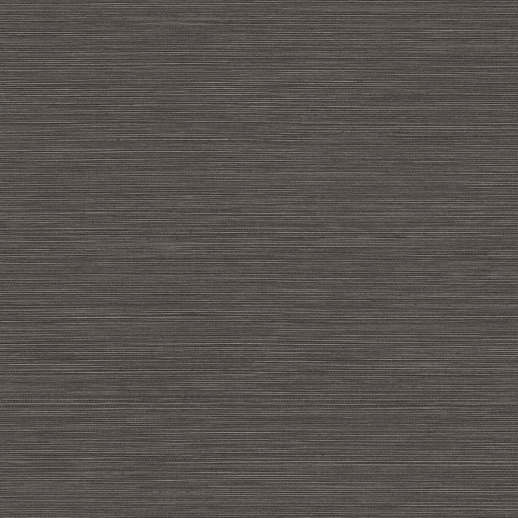 Malibu Coastal Hemp Wallpaper - Contemporary Faux Grasscloth - Black Pepper | Malibu Wallpaper
