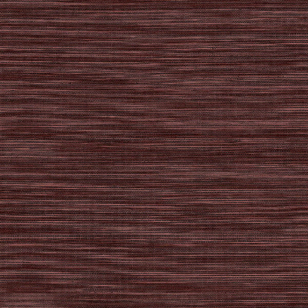 Malibu Coastal Hemp Wallpaper - Contemporary Faux Grasscloth - Cabernet | Malibu Wallpaper