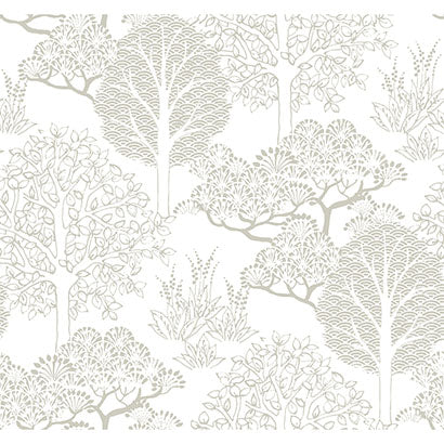 Kimono Trees Wallpaper | Jeffrey Stevens