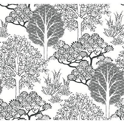 Kimono Trees Wallpaper | Jeffrey Stevens