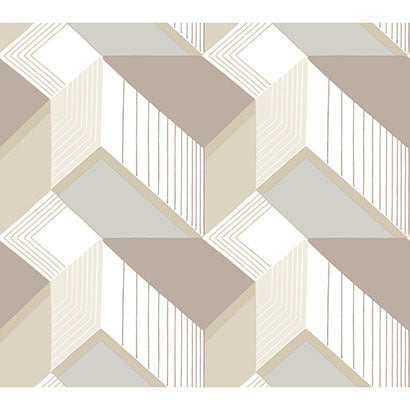 Graphic Geo Blocks Wallpaper | Jeffrey Stevens