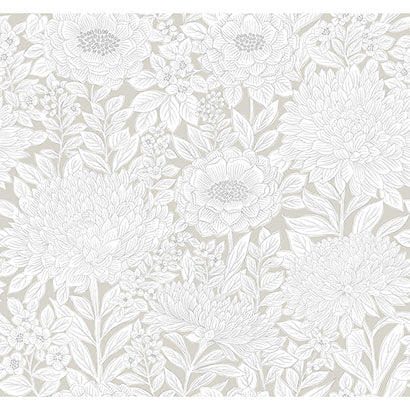 San Felice Cream Wallcovering | Jeffrey Stevens