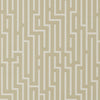 Fretwork - Parchment Beige By G P & J Baker | Signature |Modern Geometric Wallcovering Print