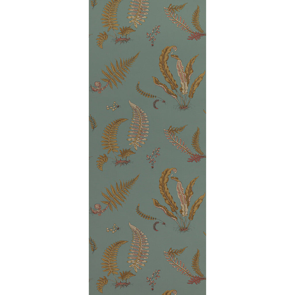 Ferns - Teal  By G P & J Baker | Signature Ii Wallpapers |Botanical & Floral  Wallcovering Print