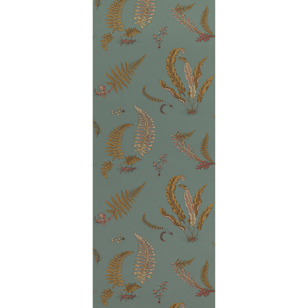 Ferns - Teal  By G P & J Baker | Signature Ii Wallpapers |Botanical & Floral  Wallcovering Print