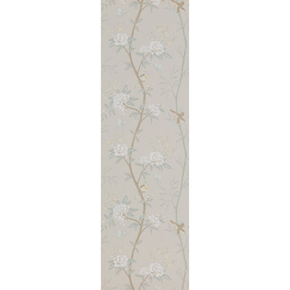 Peony & Blossom - Soft Aqua Light Green By G P & J Baker | Langdale |Animal/Insects Botanical & Floral Wallcovering Print