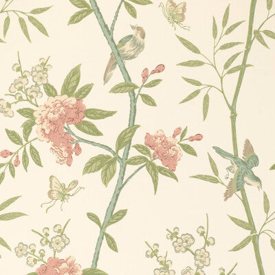 Peony & Blossom - Vintage  By G P & J Baker | Signature |Animal/Insects Botanical & Floral Wallcovering Print