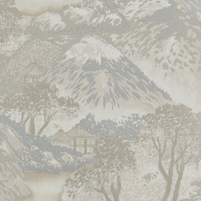 Edo - Ivory/Silver Beige By G P & J Baker | Langdale |Chinoiserie Global Wallcovering Print