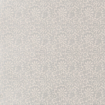 Flora - Silver Silver By G P & J Baker | Langdale |Damask  Wallcovering Print