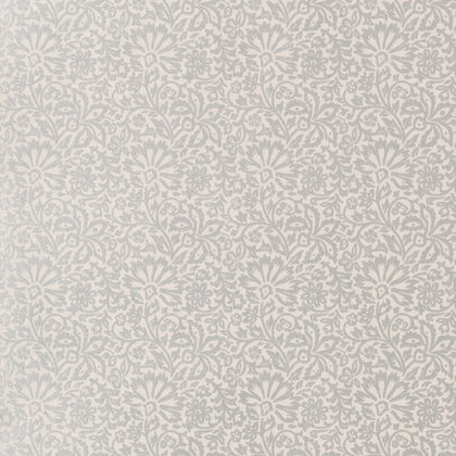 Flora - Silver By G P & J Baker | Langdale |Damask Wallcovering Print