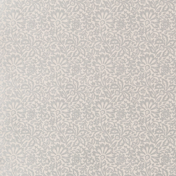 Flora - Silver By G P & J Baker | Langdale |Damask Wallcovering Print