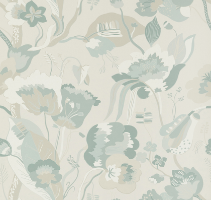 California - Soft Blue By G P & J Baker | Signature |Botanical & Floral Wallcovering Print