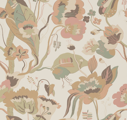 California - Vintage  By G P & J Baker | Signature |Botanical & Floral  Wallcovering Print