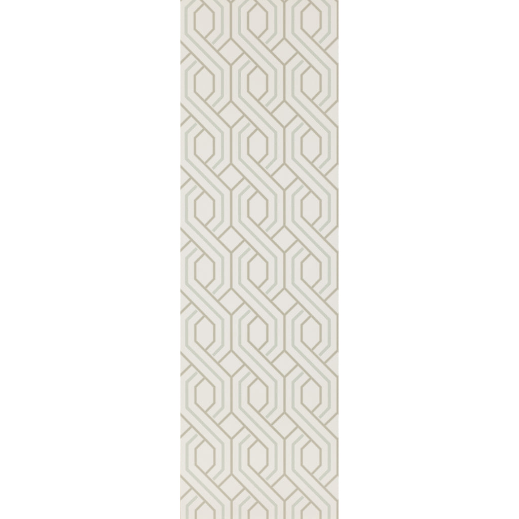 Parterre - Soft Blue By G P & J Baker | Signature |Modern Geometric Wallcovering Print